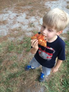 Alexander & his pizza