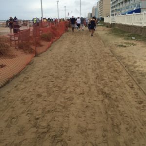 This is a paved bike path..... not the sand covered one that Hurricane Hermine created! 