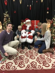 We are never any good at family pics.... especially when Santa is around, HA! 