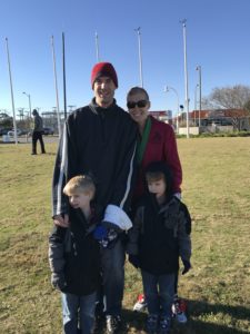 My cheering squad at the Tacky Sweater 5K. Love them dearly! 